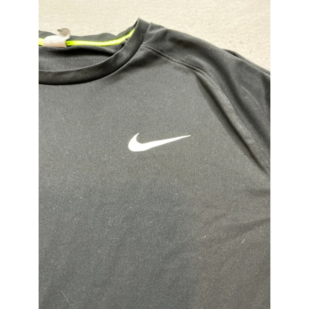 Nike Dri-FIT‎ Long Sleeve Shirt Black Grey Performance Training XXL 677538-010